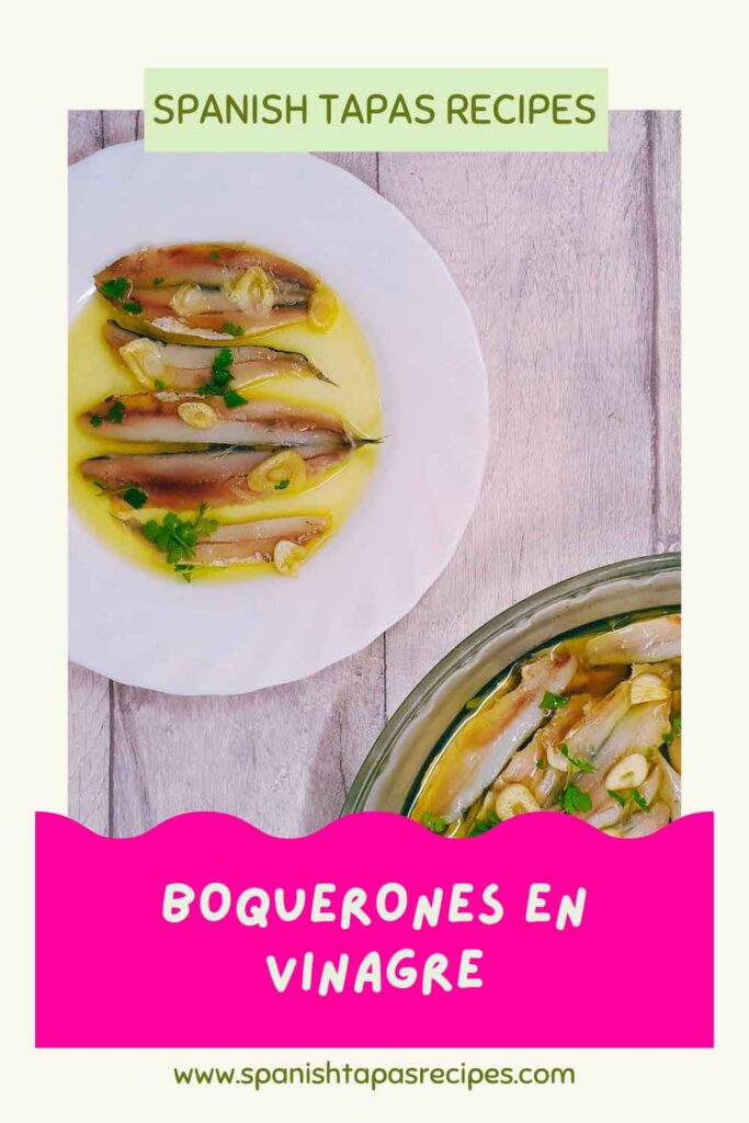 Boquerones en Vinagre Recipe pin